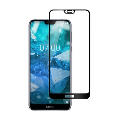 Стекло защитное PowerPlant Full screen Nokia 7.1, Black (GL606221)