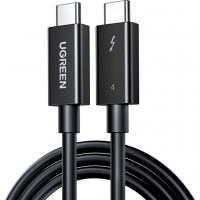 Дата кабель USB-C to USB-C 0.8m USB 4.0 THUNDERBOLTUS501 8K40Gbps Black Ugreen (30389)