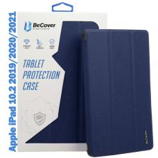 Чехол для планшета BeCover Tri Fold Soft TPU mount Apple Pencil Apple iPad 10.2 2019/2020/2021 Deep Blue (708456)