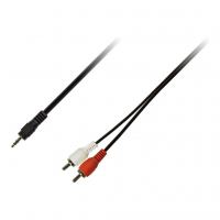 Кабель мультимедийный Jack 3.5mm M to 2xRCA M 3.0m Piko (1283126473906)