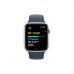 Смарт-годинник Apple Watch SE 2023 GPS 40mm Silver Aluminium Case with Storm Blue Sport Band - M/L (MRE23QP/A)