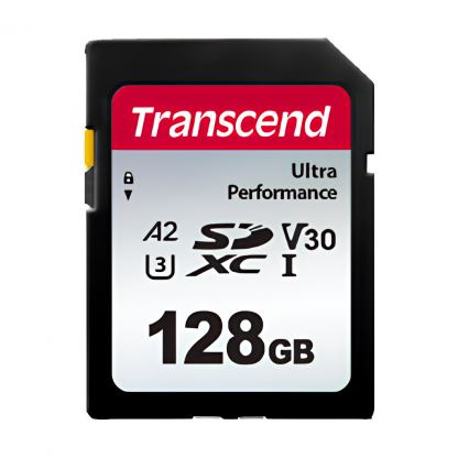 Карта памяти Transcend 128GB SD class 10 UHS-I U3 4K (TS128GSDC340S)