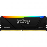 Модуль пам'яті для комп'ютера DDR4 16GB 3200 MHz Beast RGB Kingston Fury (ex.HyperX) (KF432C16BB2A/16)