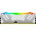 Модуль памяти для компьютера DDR5 32GB (2x16GB) 7200 MHz Renegade RGB White XMP Kingston Fury (ex.HyperX) (KF572C38RWAK2-32)