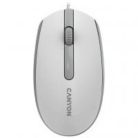 Мышка Canyon M-10 USB White Grey (CNE-CMS10WG)