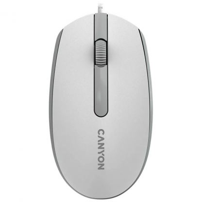 Мышка Canyon M-10 USB White Grey (CNE-CMS10WG)