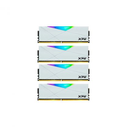 Модуль пам'яті для комп'ютера DDR4 32GB (4x8GB) 3600 MHz XPG Spectrix D50 RGB White ADATA (AX4U36008G18I-QCWH50)