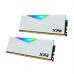 Модуль памяти для компьютера DDR4 32GB (4x8GB) 3600 MHz XPG Spectrix D50 RGB White ADATA (AX4U36008G18I-QCWH50)