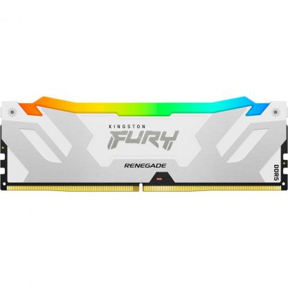 Модуль памяти для компьютера DDR5 16GB 6400 MHz Renegade White/Silver Kingston Fury (ex.HyperX) (KF564C32RWA-16)