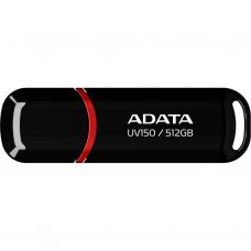 USB флеш накопичувач ADATA 512GB UV150 Black USB 3.2 (AUV150-512G-RBK)