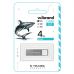 USB флеш накопитель Wibrand 4GB Shark Silver USB 2.0 (WI2.0/SH4U4S)