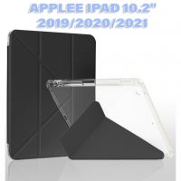 Чохол до планшета BeCover Ultra Slim Origami Transparent Apple Pencil Apple iPad 10.2 2019/2020/2021 Black (711098)