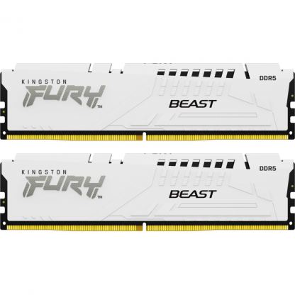 Модуль памяти для компьютера DDR5 32GB (2x16GB) 6400 MHz Beast White XMP Kingston Fury (ex.HyperX) (KF564C32BWK2-32)