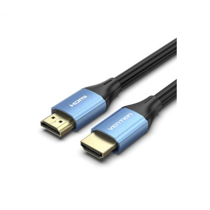 Кабель мультимедийный HDMI to HDMI 2.0m V2.0 4K 60Hz Aluminum Alloy Blue Vention (ALHSH)