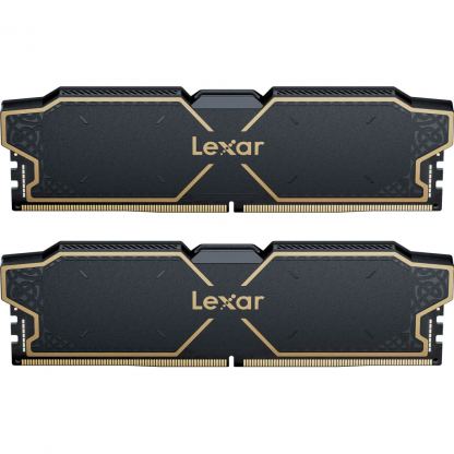 Модуль памяти для компьютера DDR5 32GB (2x16GB) 6000 MHz Thor Black Lexar (LD5U16G60C38LG-RGD)