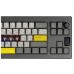 Клавиатура Epomaker Shadow-X 70 Flamingo Switch Hot-Swap LCD Screen RGB Wireless/Bluetooth/USB UA Black (SHX-B-F)