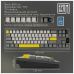 Клавиатура Epomaker Shadow-X 70 Flamingo Switch Hot-Swap LCD Screen RGB Wireless/Bluetooth/USB UA Black (SHX-B-F)