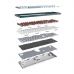 Клавиатура MONTECH MK105FR Full size FR USB UA Gray (MK105FR)