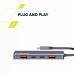 Концентратор Canyon hub DS-18 5in1 USB-C Grey (CNS-TDS18)