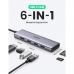 Концентратор Ugreen USB3.1 Type-C to HDMI 4K60Hz/USB 3.0х2/SD/TF/PD 100W 5-in-1 CM511 (60383)