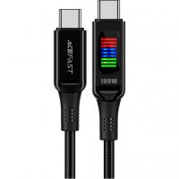 Дата кабель USB-C to USB-C 1.2m 100W with display C7-03 Acefast (6974316282778)
