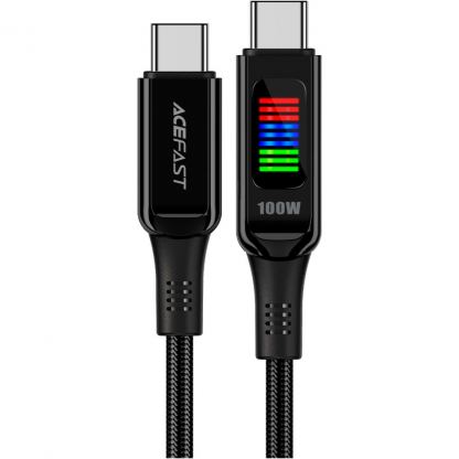 Дата кабель USB-C to USB-C 1.2m 100W with display C7-03 Acefast (6974316282778)