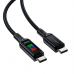 Дата кабель USB-C to USB-C 1.2m 100W with display C7-03 Acefast (6974316282778)