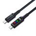 Дата кабель USB-C to USB-C 1.2m 100W with display C7-03 Acefast (6974316282778)