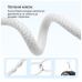 Дата кабель USB-C to USB-C 2.0m (braided cotton) (PD Fast Charging 60W) 3.0А grey ColorWay (CW-CBPDCC068-GR)