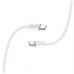 Дата кабель USB-C to USB-C 2.0m (braided cotton) (PD Fast Charging 60W) 3.0А grey ColorWay (CW-CBPDCC068-GR)