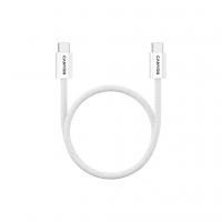 Дата кабель USB-C to USB-C 1.0m 60W Magnet Braided White Canyon (CND-CCMG60AB15W)