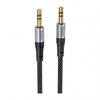Кабель мультимедійний 3.5mm M to 3.5mm M 1.0m Black HOCO (6942007608800)