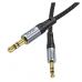 Кабель мультимедійний 3.5mm M to 3.5mm M 1.0m Black HOCO (6942007608800)