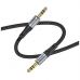 Кабель мультимедійний 3.5mm M to 3.5mm M 1.0m Black HOCO (6942007608800)