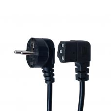 Кабель питания C13 1.8m corner black Armorstandart (ARM73124)