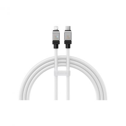 Дата кабель USB-C to Lightning 1.0m CoolPlay Fast Charging 20W white Baseus (CAKW000002)