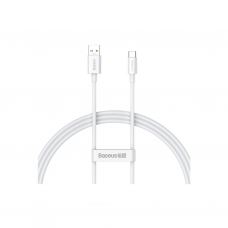 Дата кабель USB 2.0 AM to USB-C 1.0m Superior Fast Charging 60W white Baseus (CAYS000902)