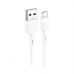 Дата кабель USB 2.0 AM to Micro 5P 1.0m 2.4A PVC X83 white HOCO (6931474770899)