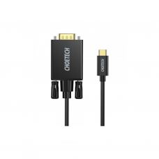 Кабель мультимедийный USB-C to VGA M 1.8m black Choetech (XCV-1801-BK)