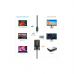 Кабель мультимедийный USB-C to VGA M 1.8m black Choetech (XCV-1801-BK)