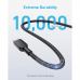 Дата кабель USB-C to USB-C 0.9m 240W nylon 310 black Anker (A81D5H11)