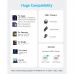 Дата кабель USB-C to USB-C 0.9m 240W nylon 310 black Anker (A81D5H11)