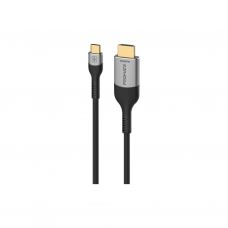 Кабель мультимедийный USB-C to HDMI M 1.8m grey Promate (mediacord-8k.grey)