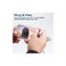 Переходник Lightning M to 2xLightning F Audiо + Charge Promate (ihinge-lt.grey)