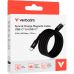 Дата кабель USB-C to USB-C 1.2m Magnetic 60W black Verbatim (31859)