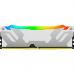 Модуль памяти для компьютера DDR5 48GB (2x24GB) 8000 MHz Renegade RGB White/Silver Kingston Fury (ex.HyperX) (KF580C38RWAK2-48)