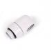 Фитинг для СЖО Alphacool Eiszapfen L-connector rotatable - 4pcs Set - White (17619)