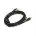 Кабель для принтера USB 2.0 AM/BM 3.0m 90° corner black Ritar (YT-AM/BM90°-3.0B)