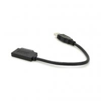 Перехідник USB 3.0 AM to Slimline SATA 13 pin 0.12m for ODD black Voltronic (YT-C3.0-SATA/0.12)