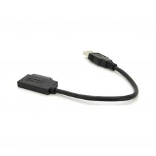 Переходник USB 3.0 AM to Slimline SATA 13 pin 0.12m for ODD black Voltronic (YT-C3.0-SATA/0.12)